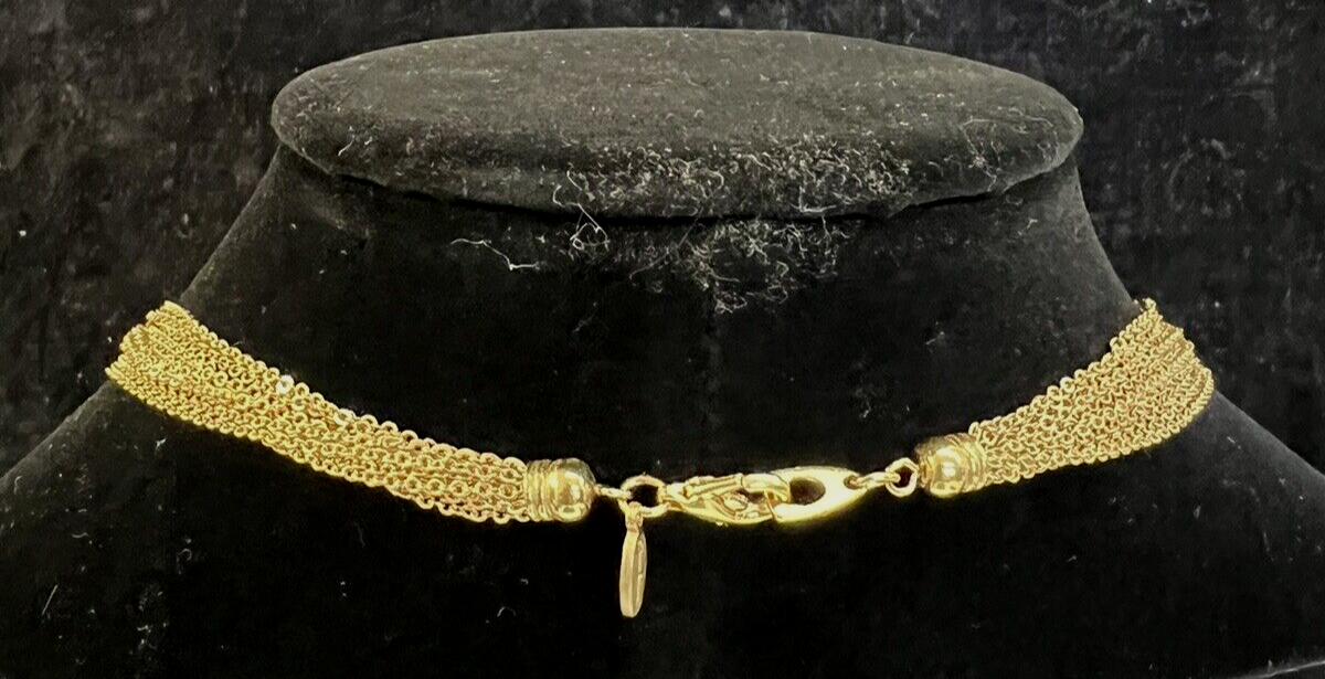 Vintage Necklace, Multi Strand, Faux Pearls with Rhinestones, PARK LANE