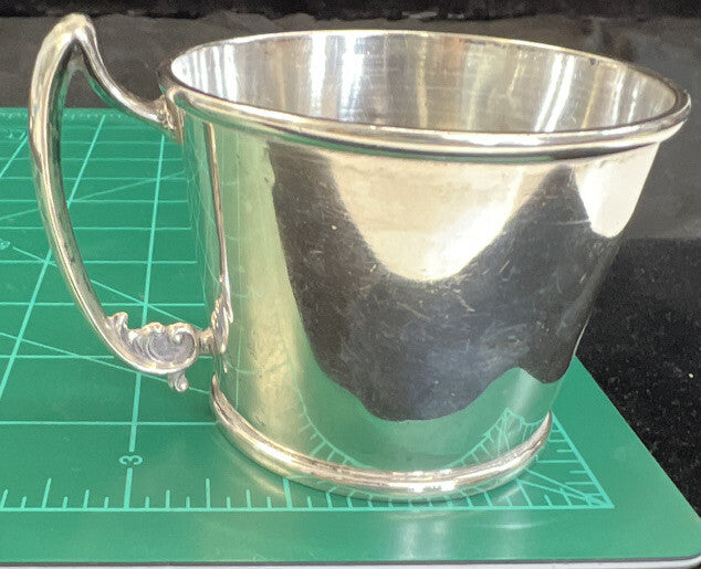105g Sterling Silver Baby Cup w/ Monogram