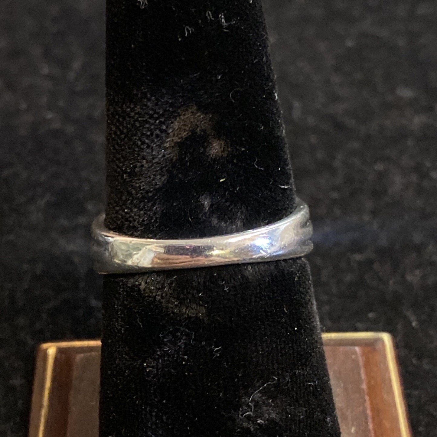 Sterling Silver 925 Onyx & CZ Stones Flower Shaped Ring SZ 7 7.2g