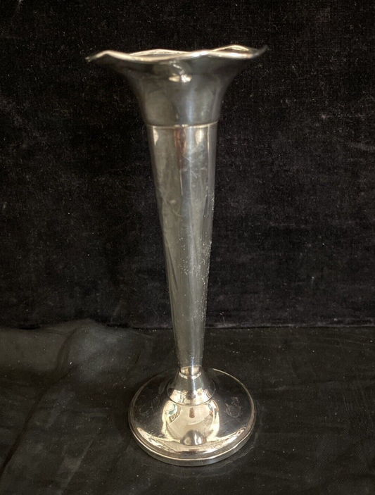 Fisher Silversmiths Sterling Silver 6 1/2" Weighted "606" Bud Vase 104g