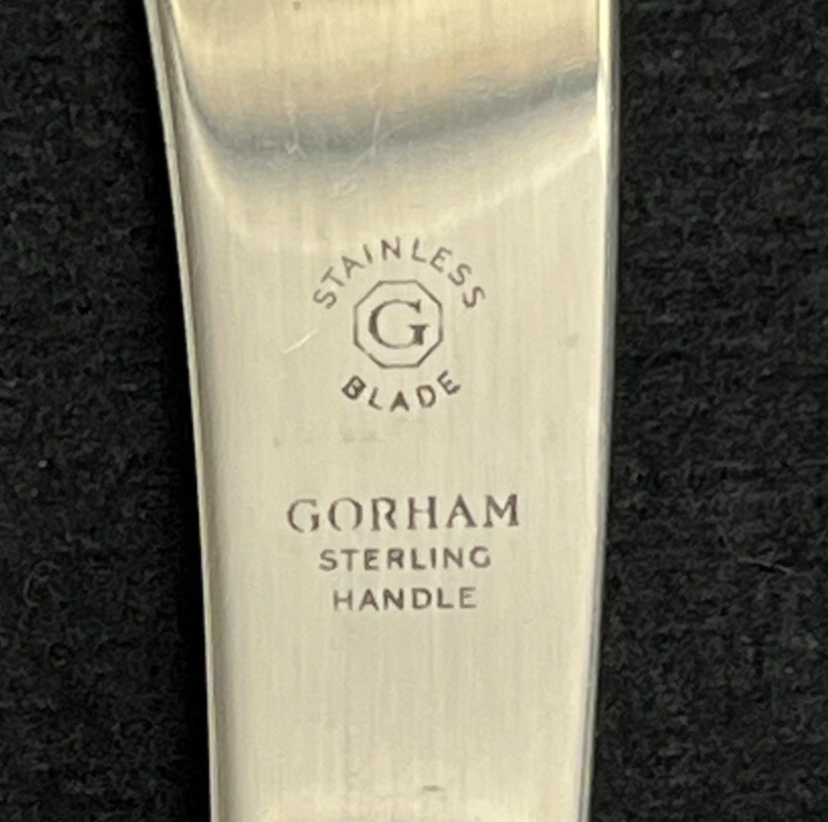 Melrose by Gorham 44.04g Sterling Silver Hollow Handle Master Butter 6 3/4 in