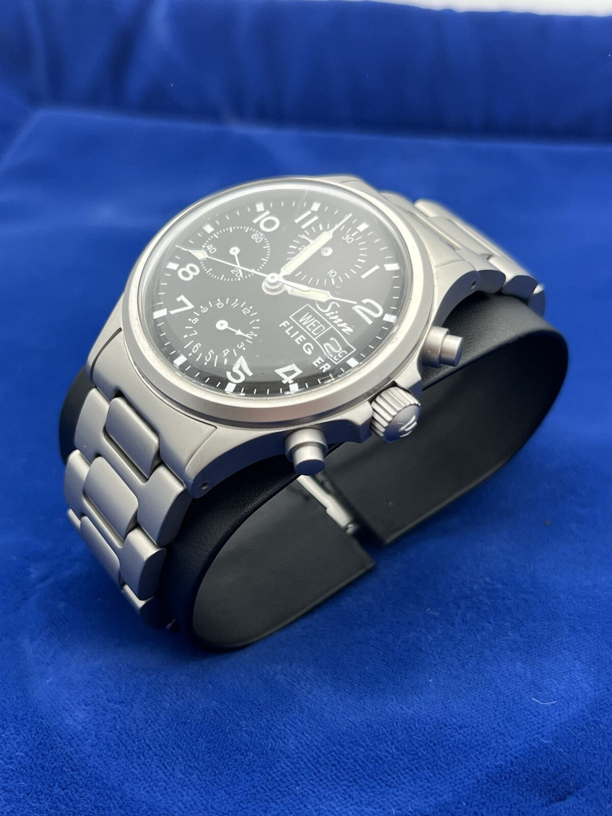 Sinn 356 Flieger H Band Bracelet Mechanical Chronograph Watch