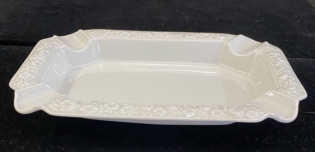 Rosenthal Maria White Classic Rose Set of 3 Stacking Ashtrays