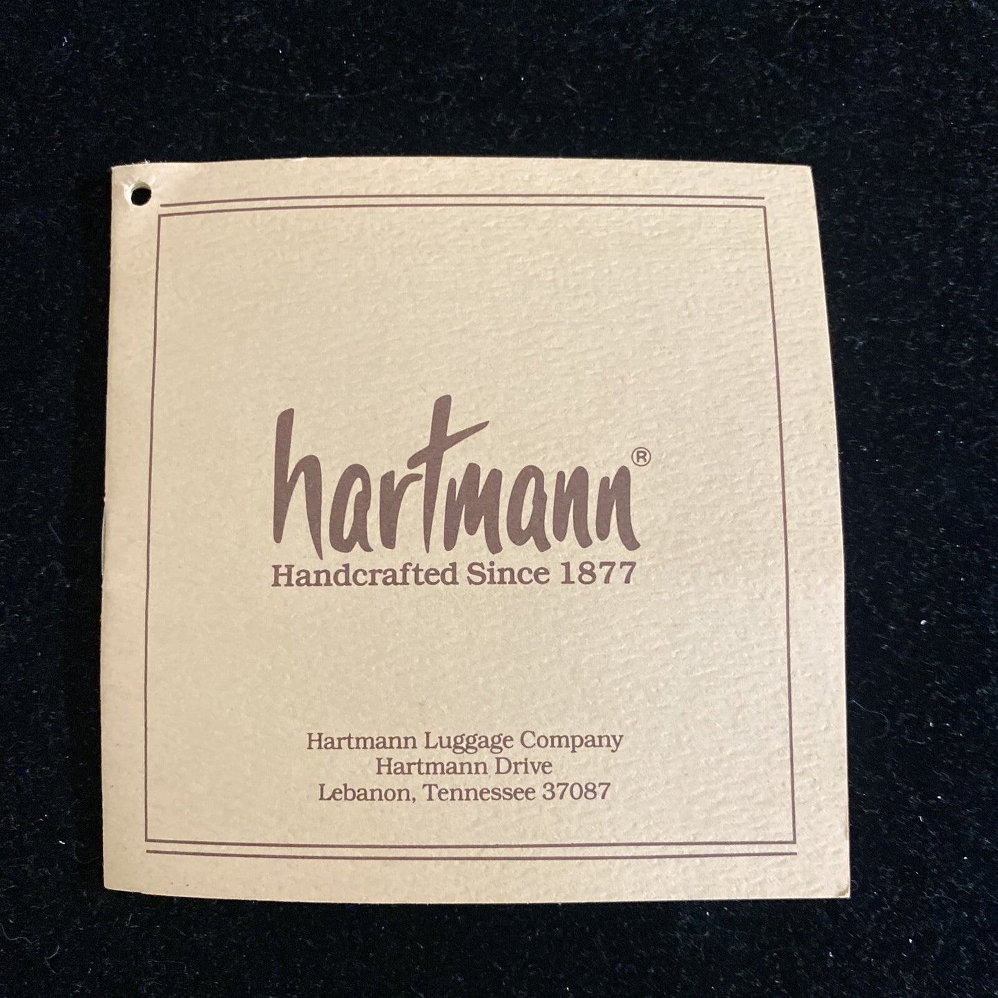 VTG HARTMANN Luggage 4400 BRIEFCASE Combination Tweed Leather