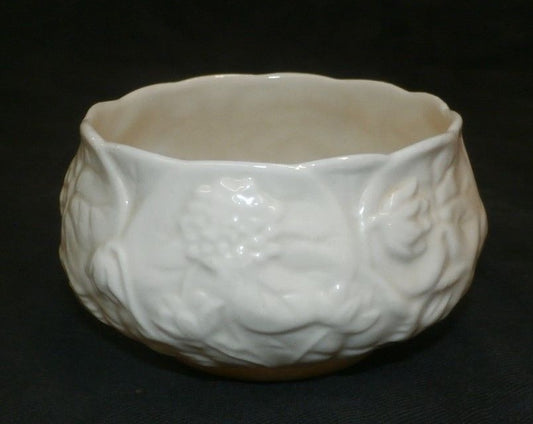 Belleek Open Sugar Bowl - Lotus Pattern - 3rd Green Mark
