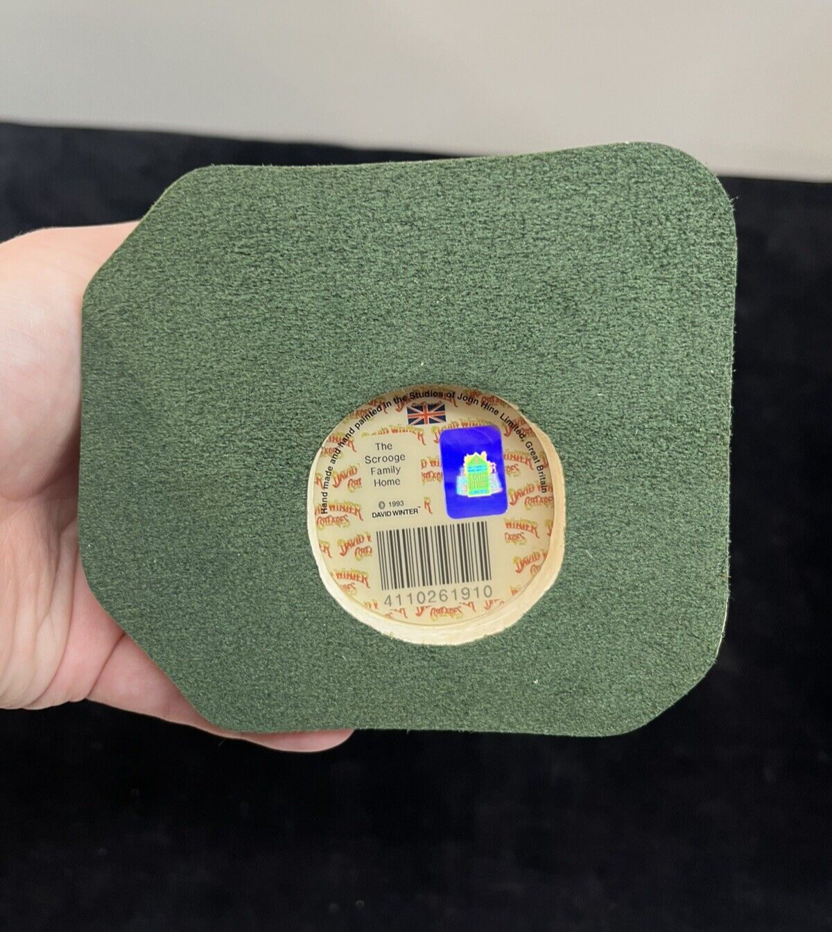 Vintage David Winter Cottage: "The Scrooge Family Home" Limited Edition 1993