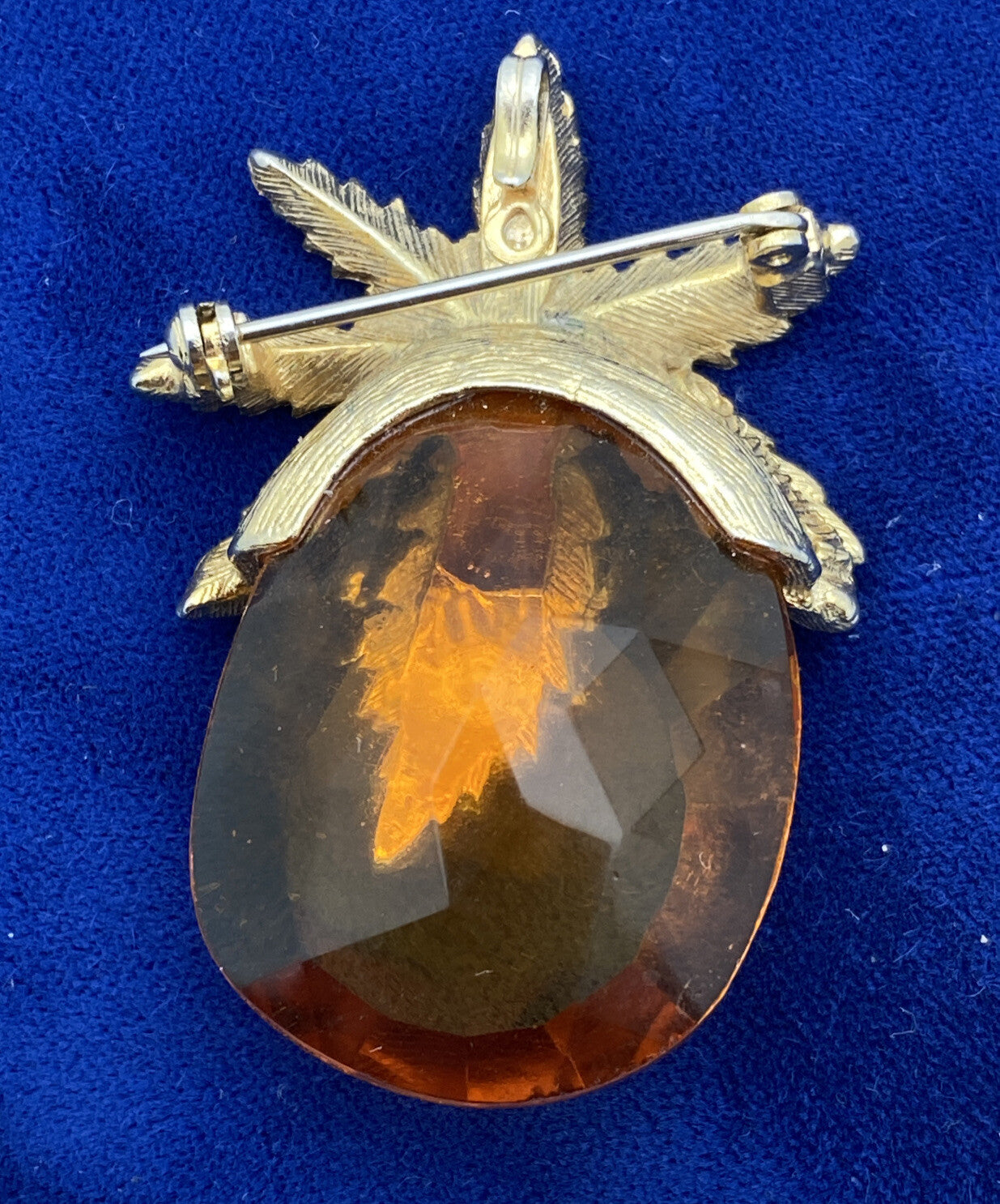 1960's Sarah Coventry "Autumn Haze" Brooch / Pendant & Clip-On Earrings