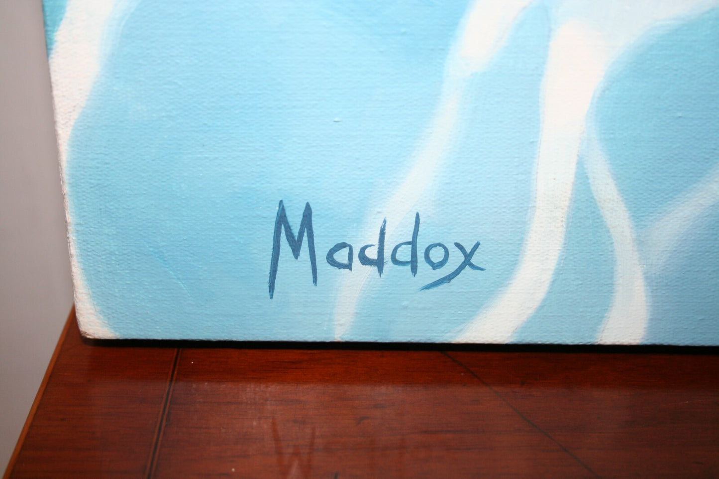 Jeannie Maddox Original Oil Painting "Masked Diver" 3D Gallery Wrap 70" x 48"