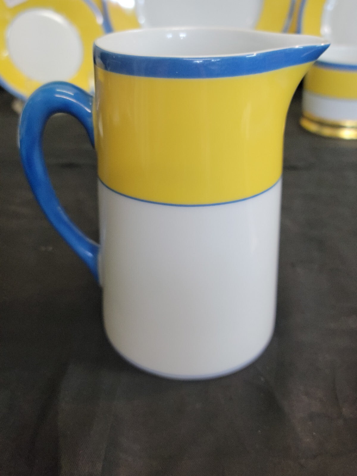 CH Field Haviland Limoges Claude Monet Giverny Pitcher 5.75"H France