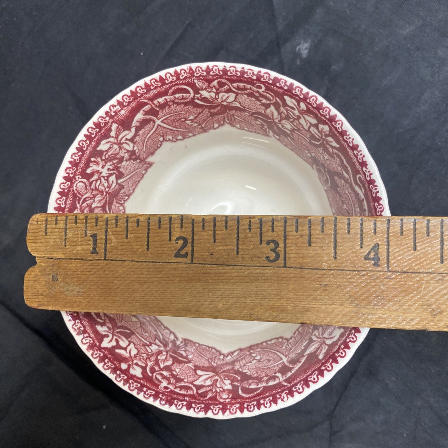 Mason's Vista Pink Flat Teacup & Saucer Set