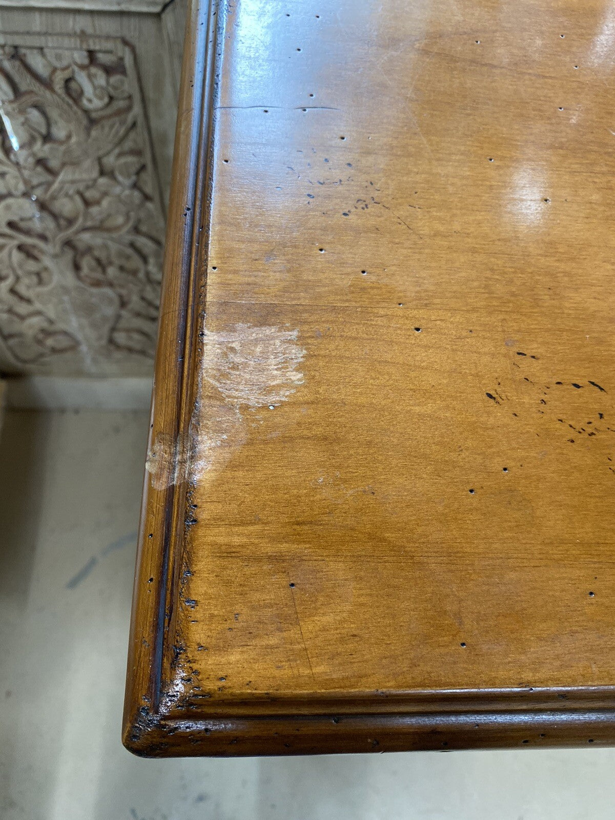 FRENCH LOUIS XVI STYLE SOLID FRUITWOOD SIDEBOARD BUFFET SERVER 76" x 21"