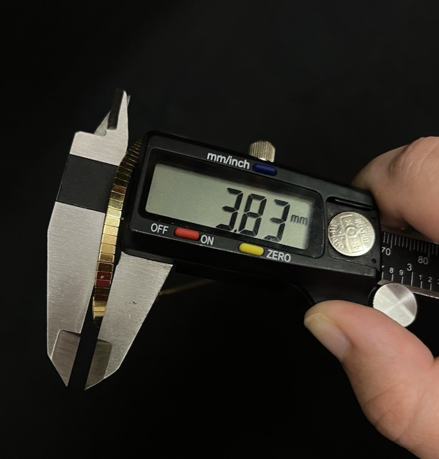 14K Yellow Gold 19.6 g 5 CZ Stones Omega Collar Necklace 15.5"