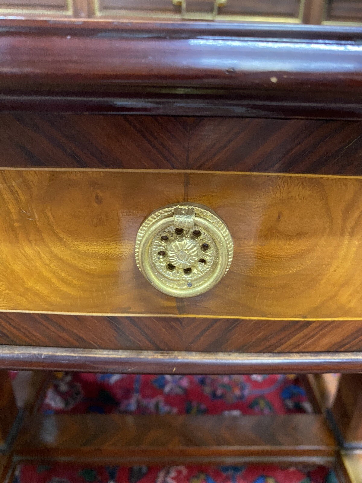 PAIR of ANTIQUE BIEDERMEIER STYLE SINGLE DRAWER SIDE END SOFA TABLES