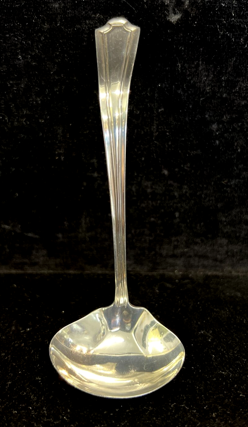 Manchester Mary Warren Sterling Silver Cream Ladle 5 1/4" 15g No Mono 1932
