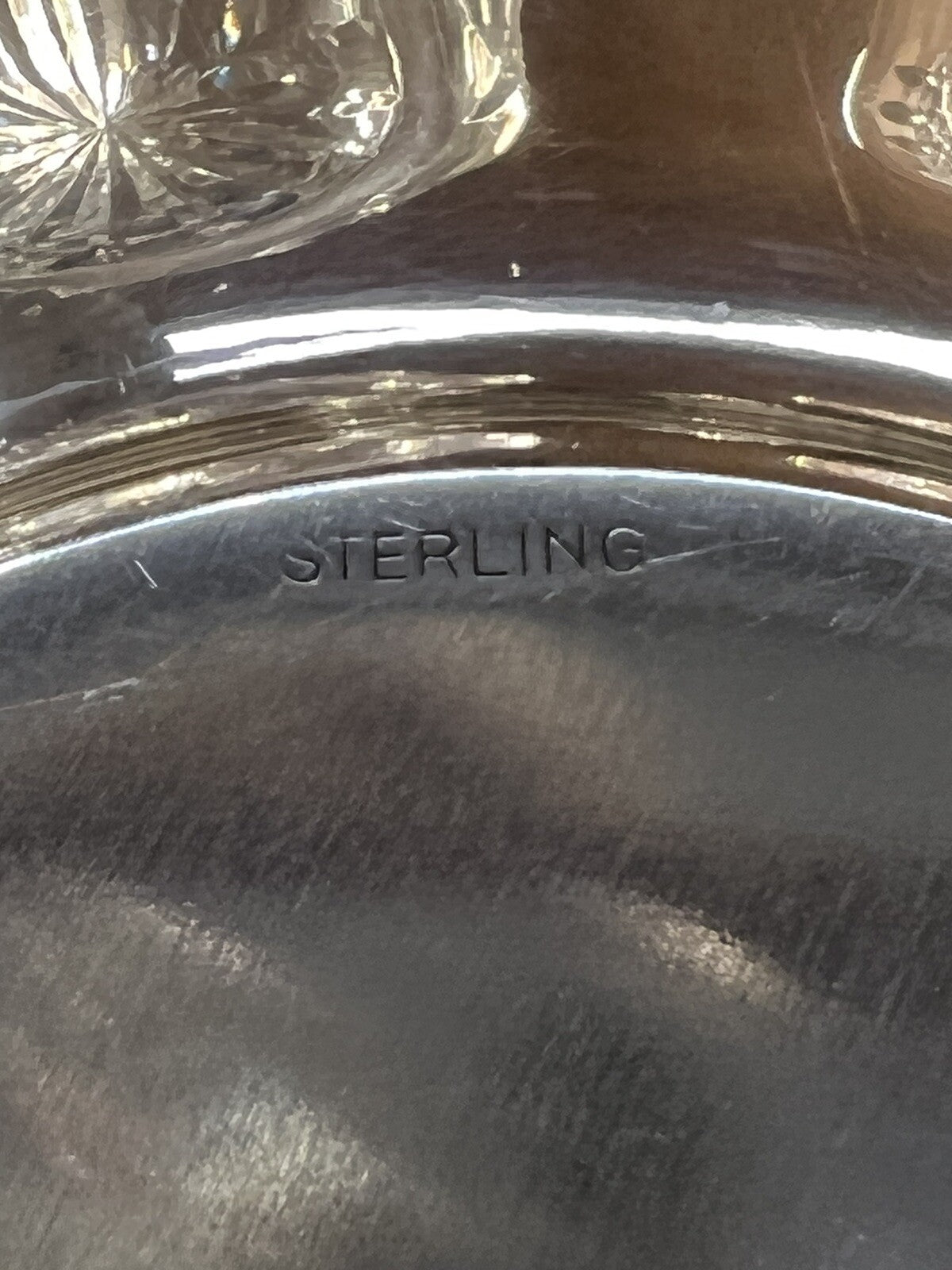 Sterling Silver .925 Plate 10"  Pierced Edge #8360  Baker Manchester Co 310 g NM