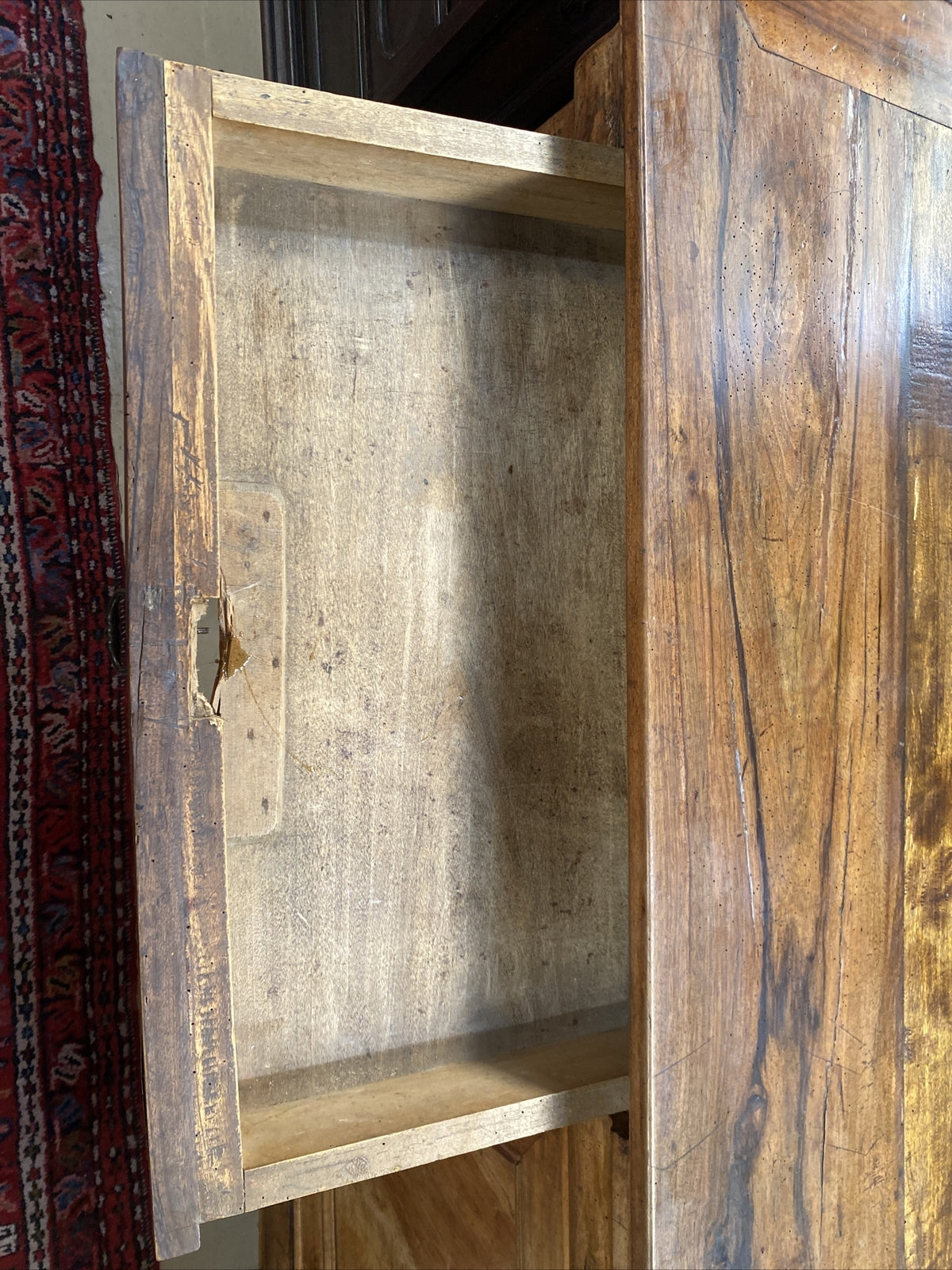 Antique French Louis Philippe Walnut Sideboard Commode Chest Buffet