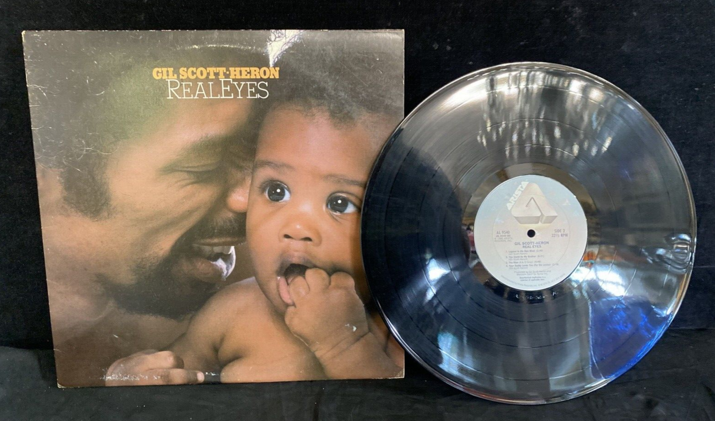 NM 1st PRESS GIL SCOTT-HERON Real Eyes ARISTA LP AL 9540