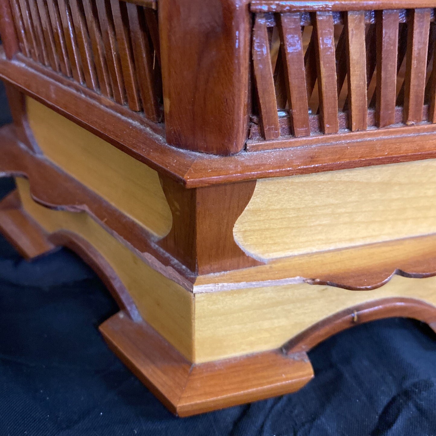 Handmade Wooden Gazebo Jewelry Box