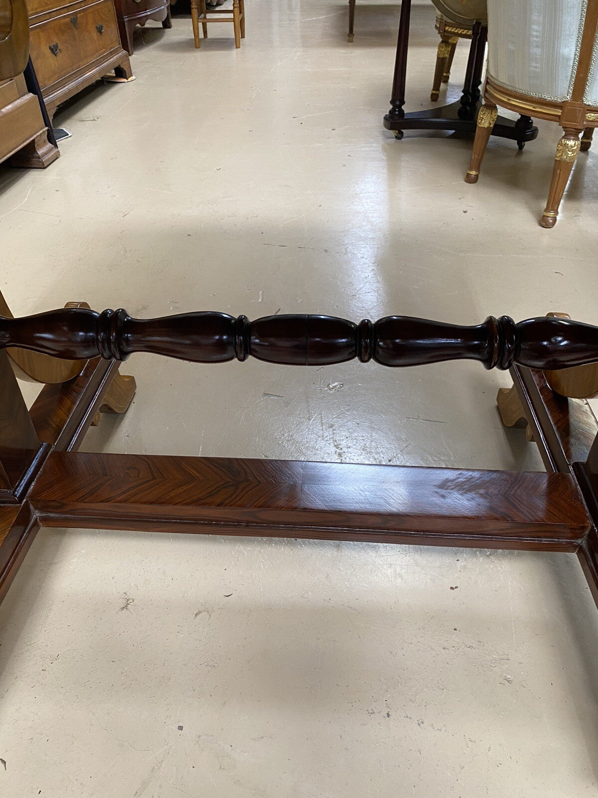 PAIR of ANTIQUE BIEDERMEIER STYLE SINGLE DRAWER SIDE END SOFA TABLES