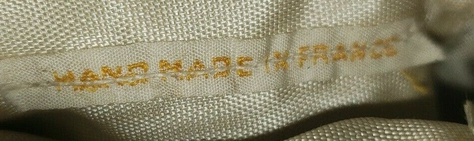 Antique Pink and Grey Beaded Purse Hand Made In France