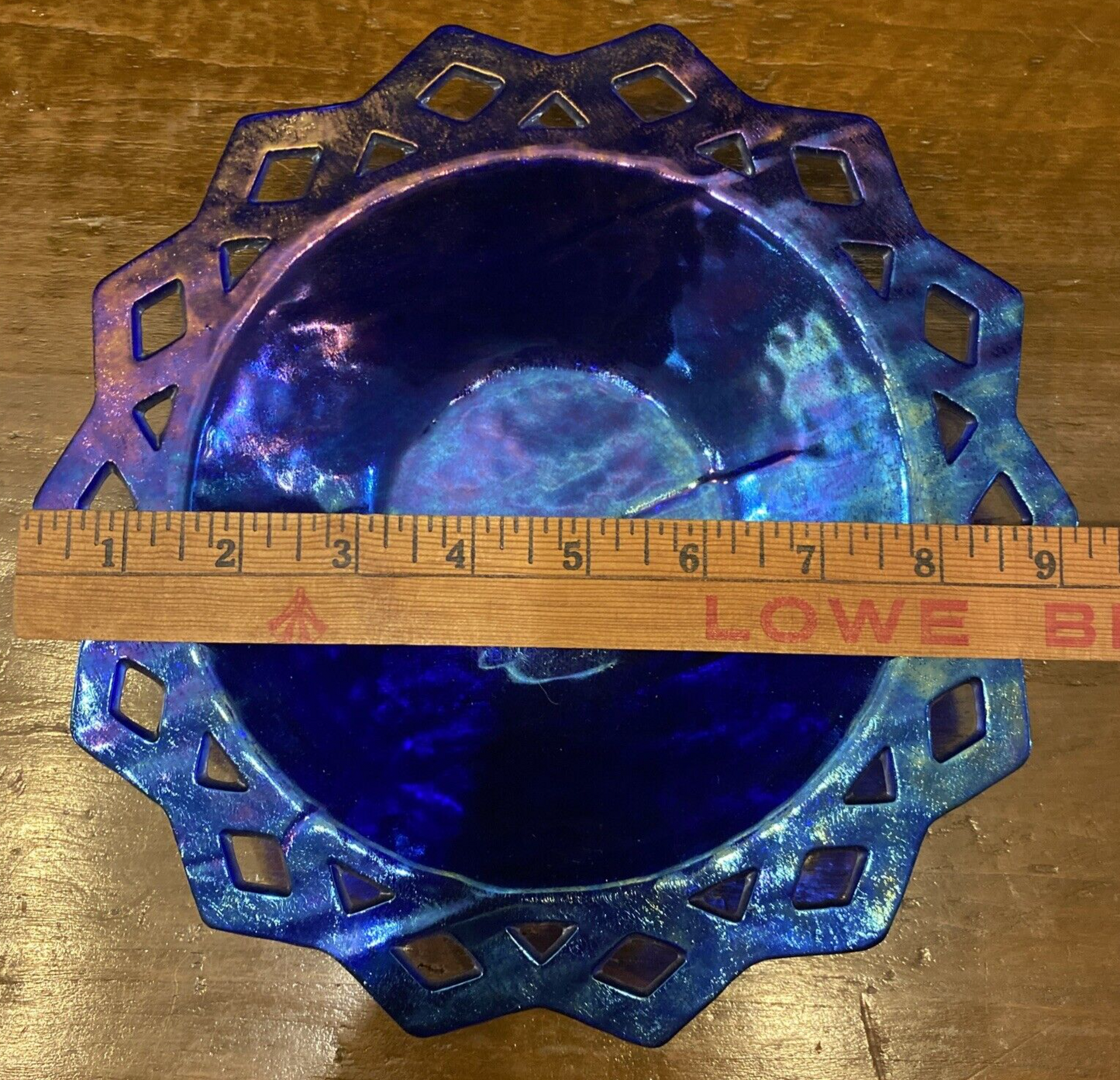 JL Camp Sun Shaped Iridescent Blue Plate & Bowl Set of 11 Bergdorf Goodman