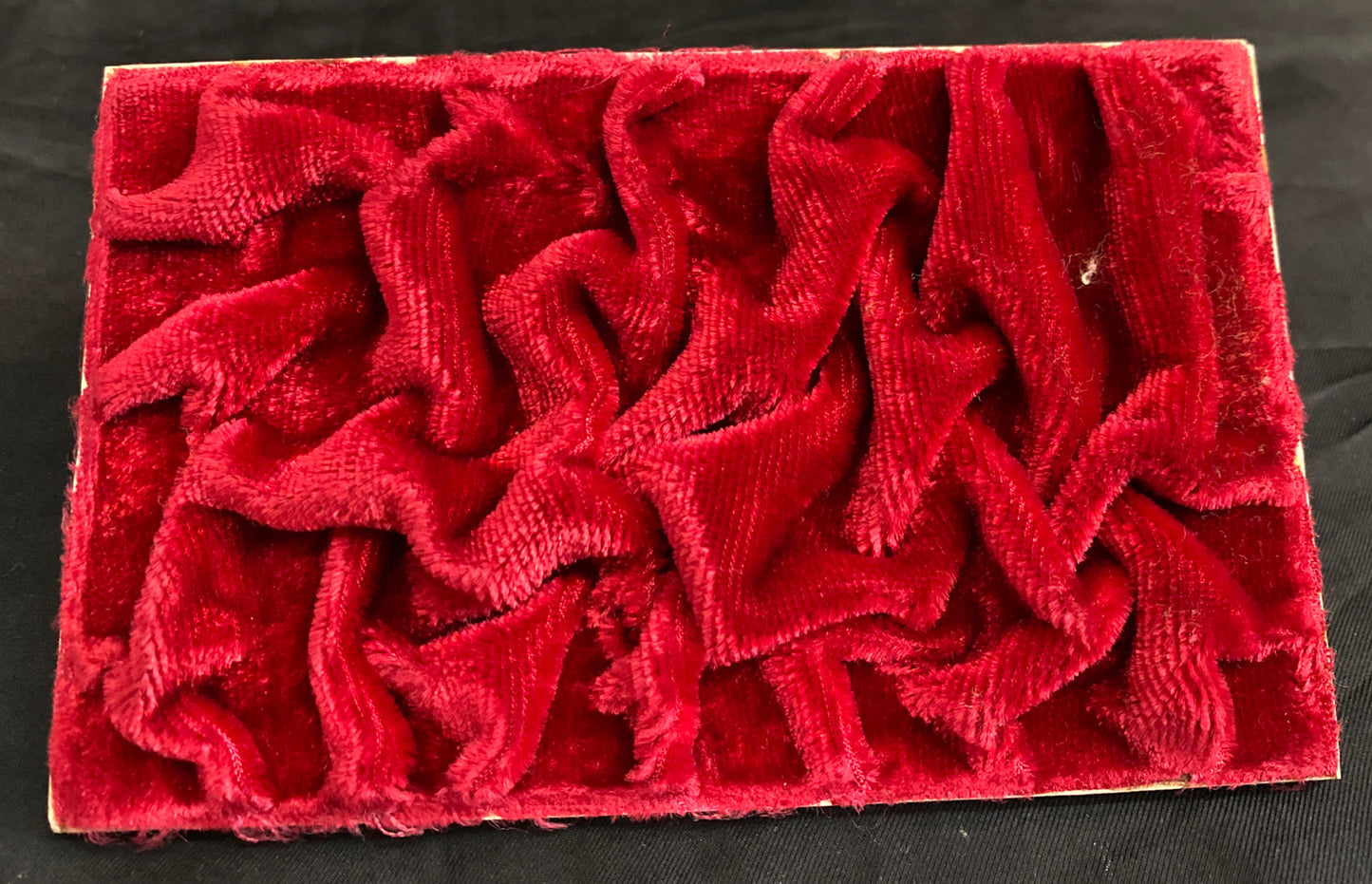 Vintage Wooden Inlaid MosaicTrinket Box BH131