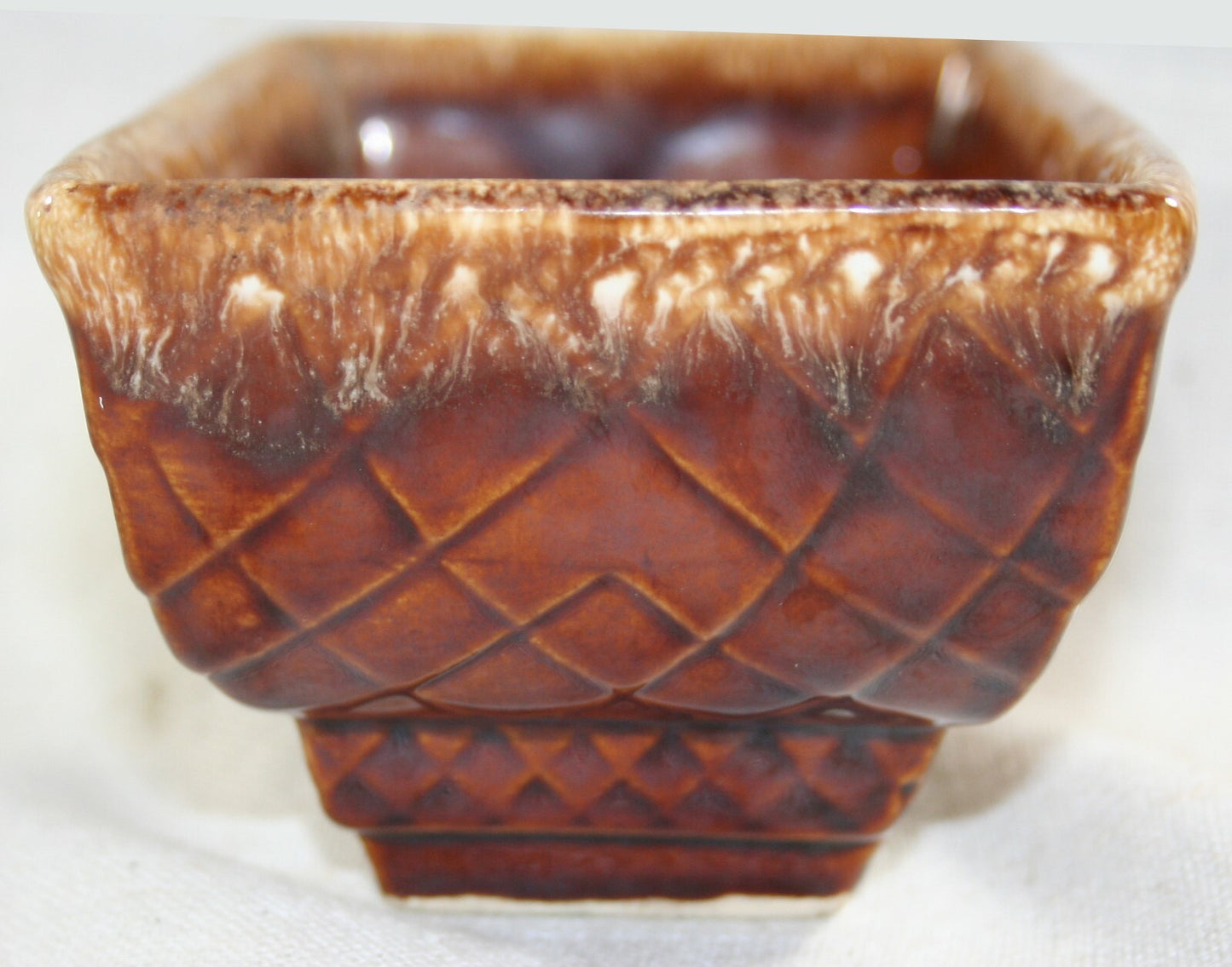 Vintage Brown Shawnee Planter 404 7''