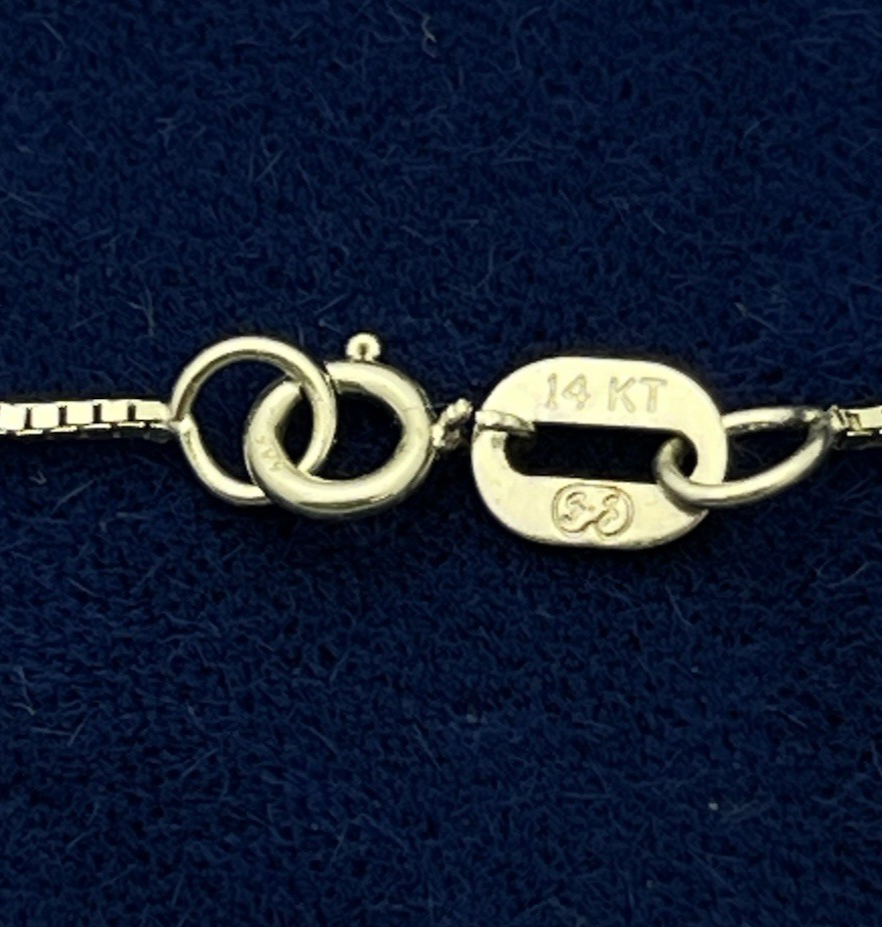 14k White Gold 0.21ct Diamond and 2.53ct Red Ruby Collar Necklace 50% off retail