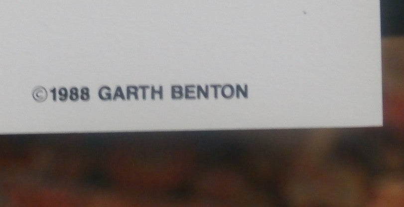 "Hung Jury" Original limited edition Print Garth Benton 25" x 22" Lawyer Office