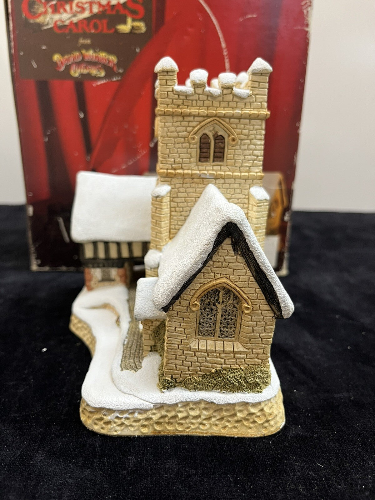Vintage David Winter Cottage, A Christmas Carol, w/ box, 1989,