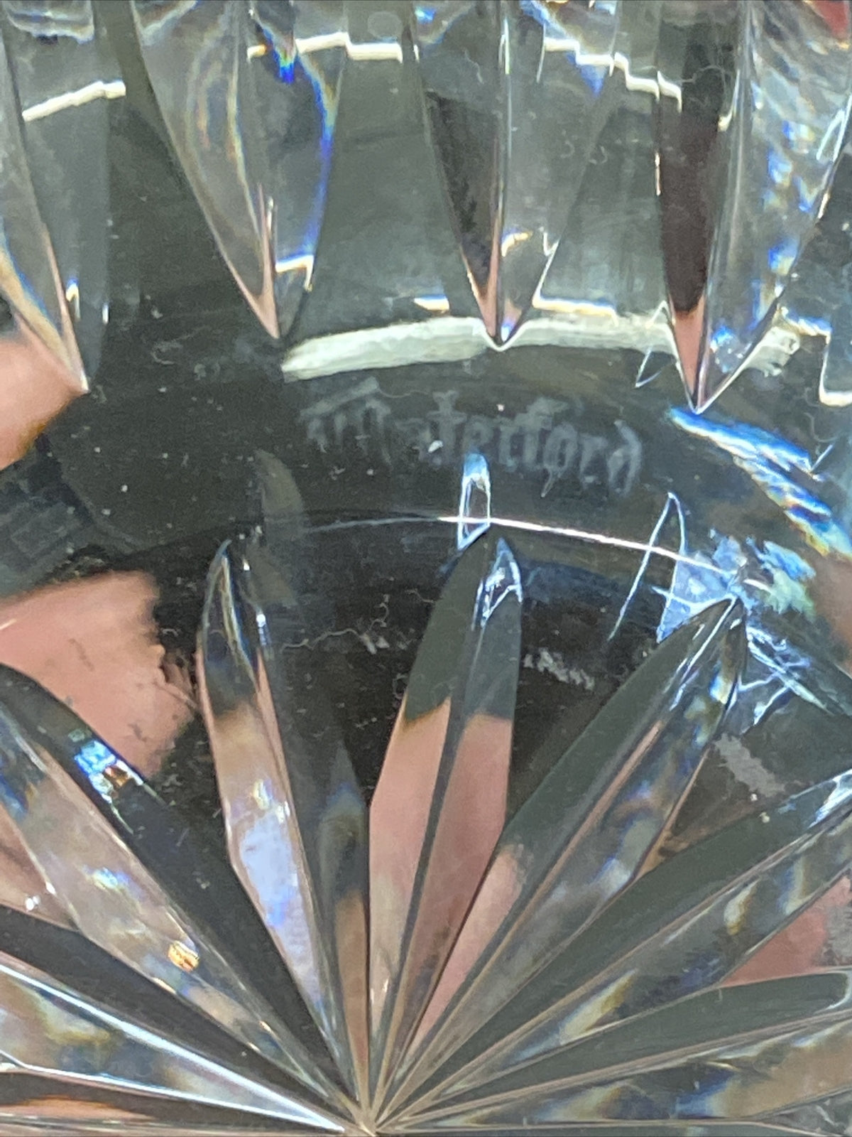 Waterford Cut Crystal Lidded Biscuit Barrel Candy Honey Dish