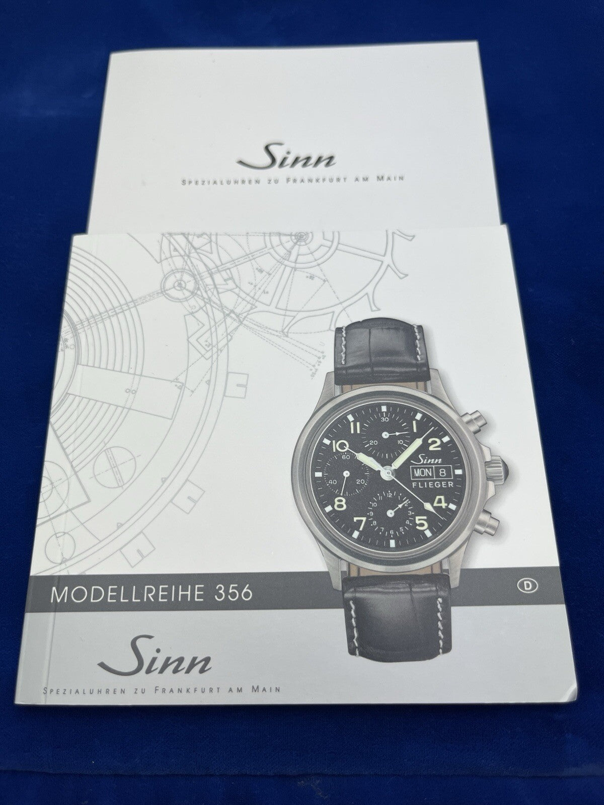 Sinn 356 Flieger H Band Bracelet Mechanical Chronograph Watch