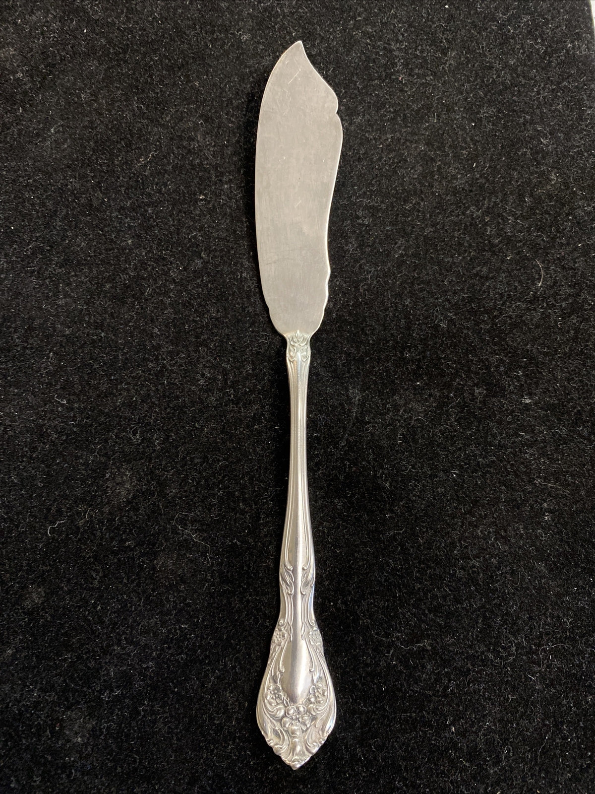 Alvin Sterling Silver 7 1/8" Chateau Rose Master Butter Spreader No Mono 34.7g