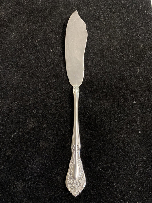 Alvin Sterling Silver 7 1/8" Chateau Rose Master Butter Spreader No Mono 34.7g