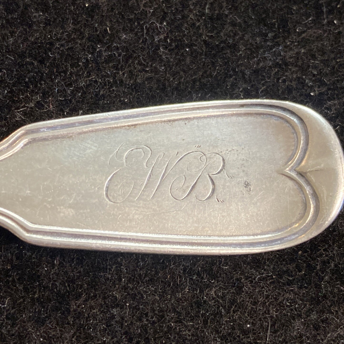 Salisbury & Co. Set of 3 Sterling Monogrammed 5 3/4" Teaspoons 60.44g 1850