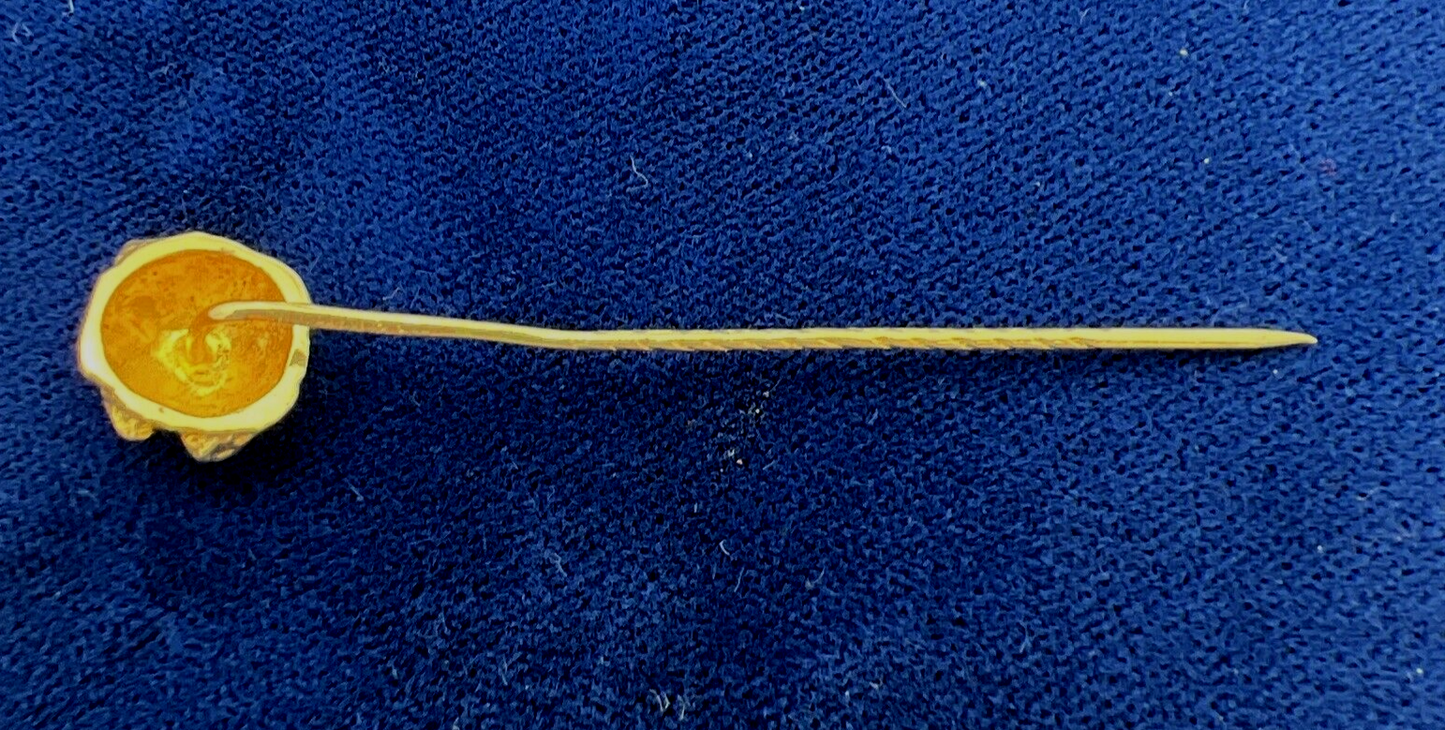 14 Karat Yellow Gold Björn Weckström Nugget Stickpin 1986 Lapponia Finland