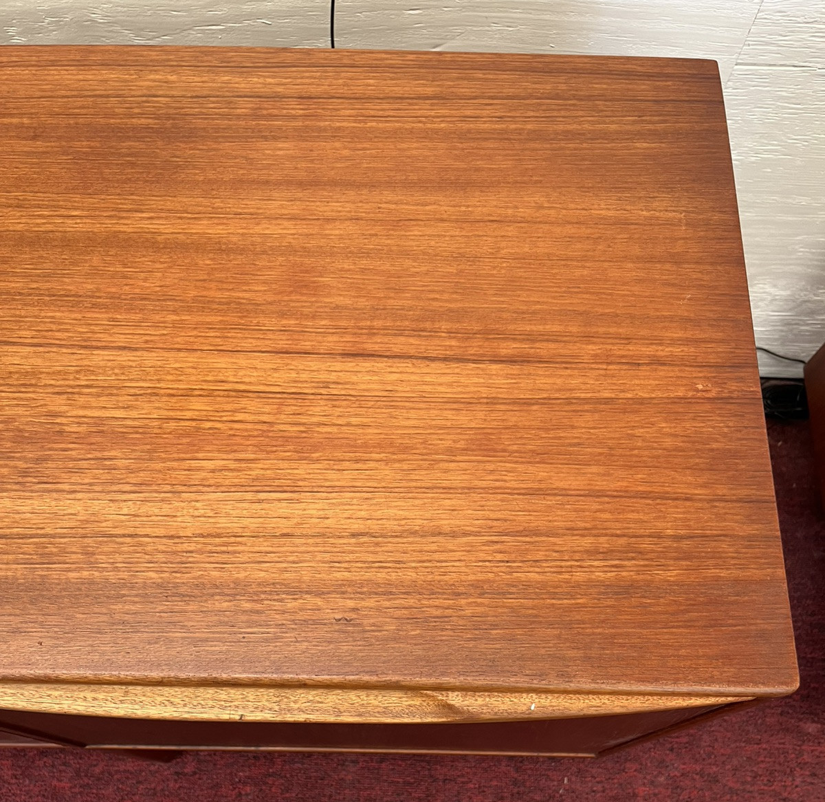 1960's McINTOSH 'DUNFERMLINE' MID-CENTURY MODERN TEAK SIDEBOARD  w/ FOLDOUT BAR