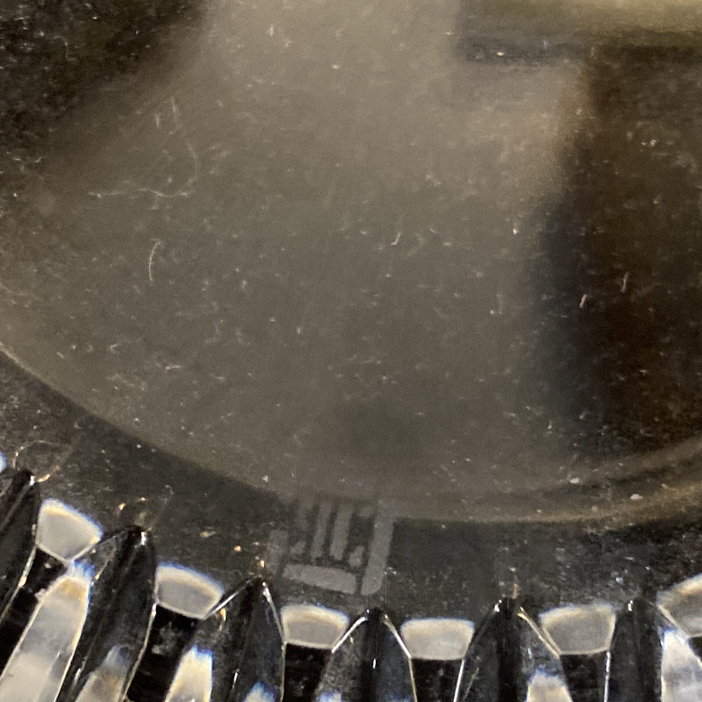 CJR Claus Josef Riedel LARGE AUSTRIAN CUT CRYSTAL Plate & Bowl