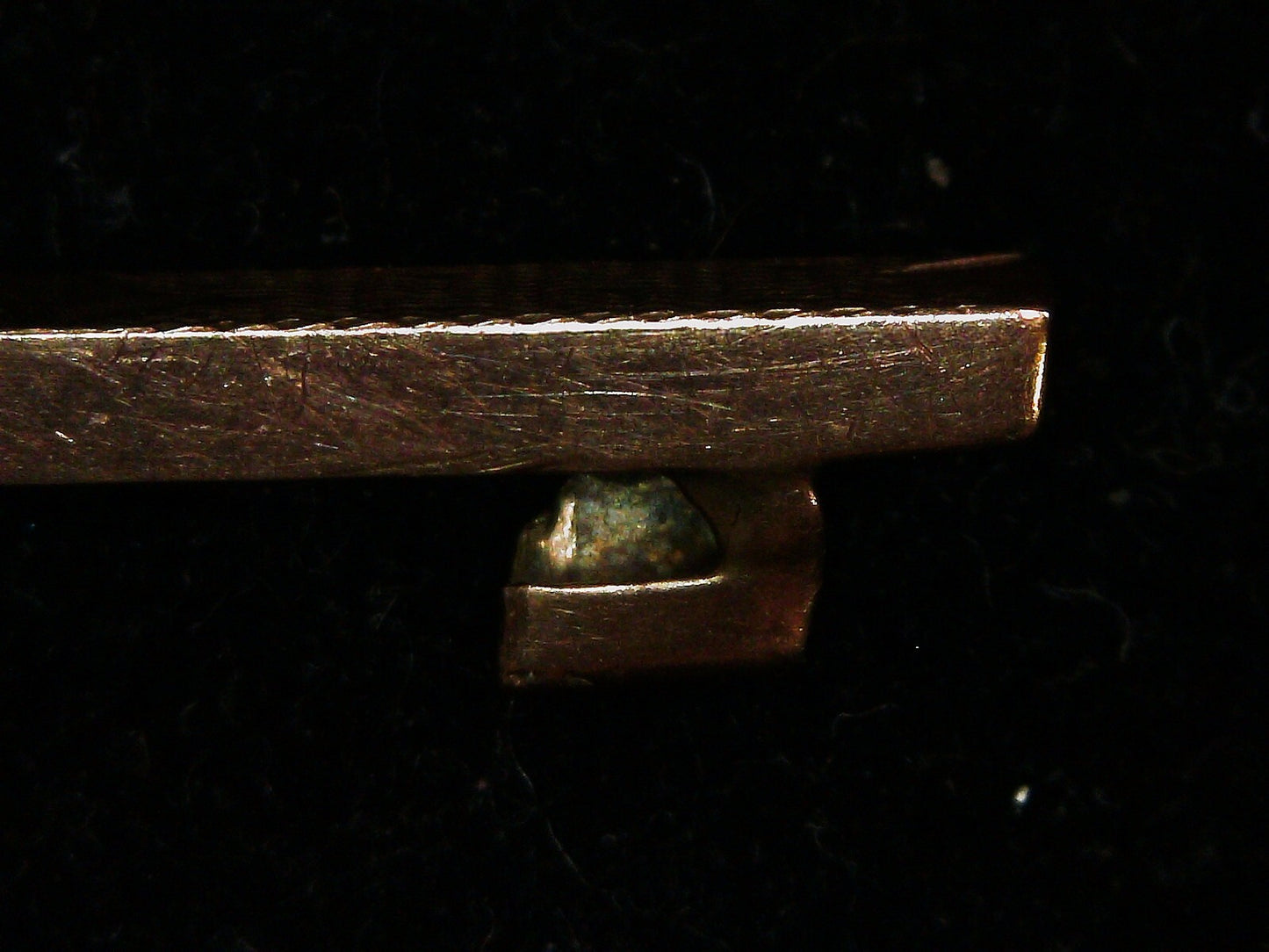 Antique 10k Yellow Gold Baby Beauty Pin 0.7g