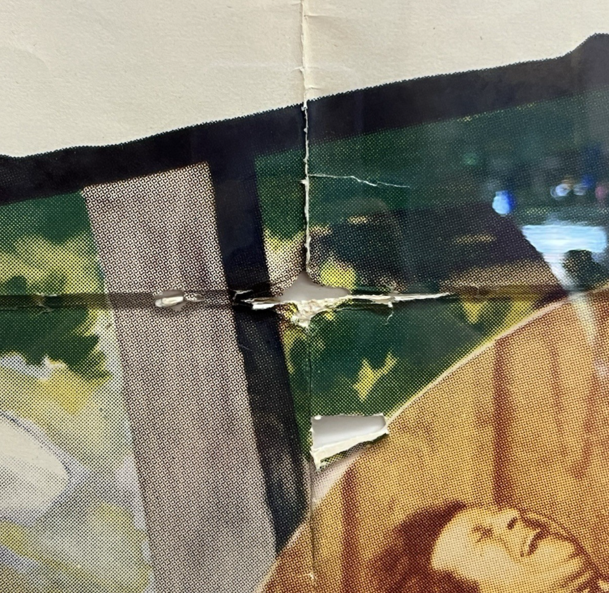 "When a Man Sees Red," w/ Buck Jones Framed Print, Realart Picture, Made in USA