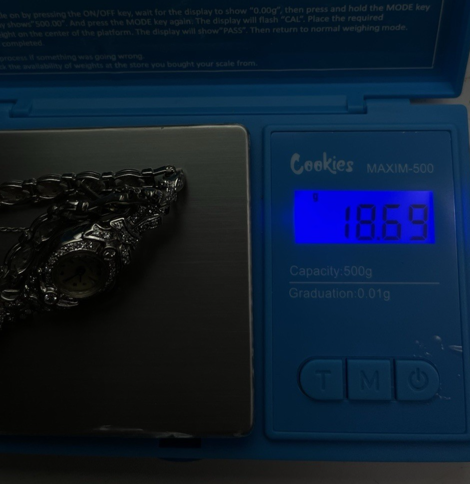 18g Vtg Hamilton Ladies 757 Diamond Watch 14K White Gold 22J Manual Wind Art Dec