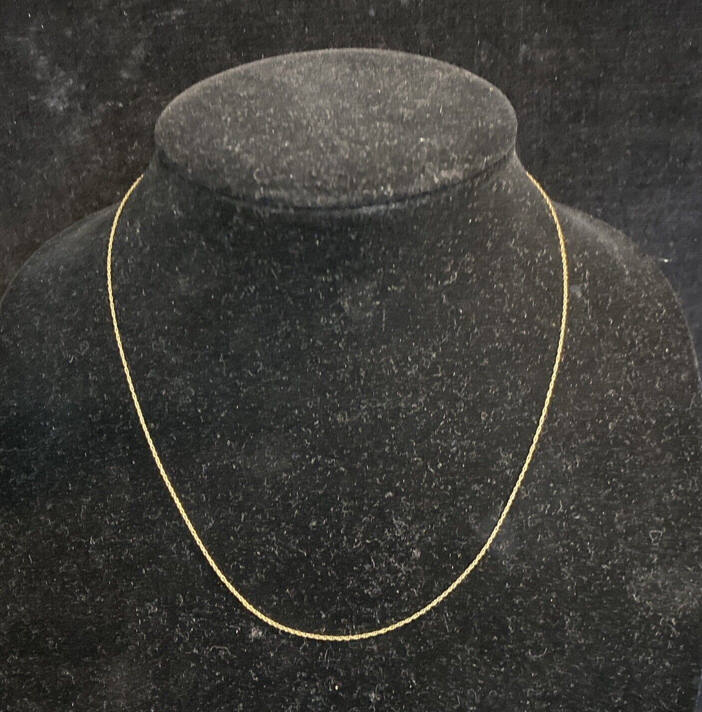 14K Yellow Gold 18.5" Chain .65g