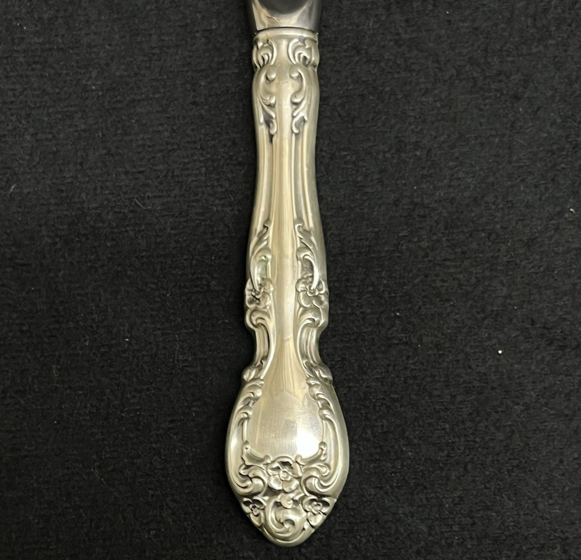 Melrose by Gorham 42.7g Sterling Modern Hollow Butter Spreader 6 1/4"Gorham Mark