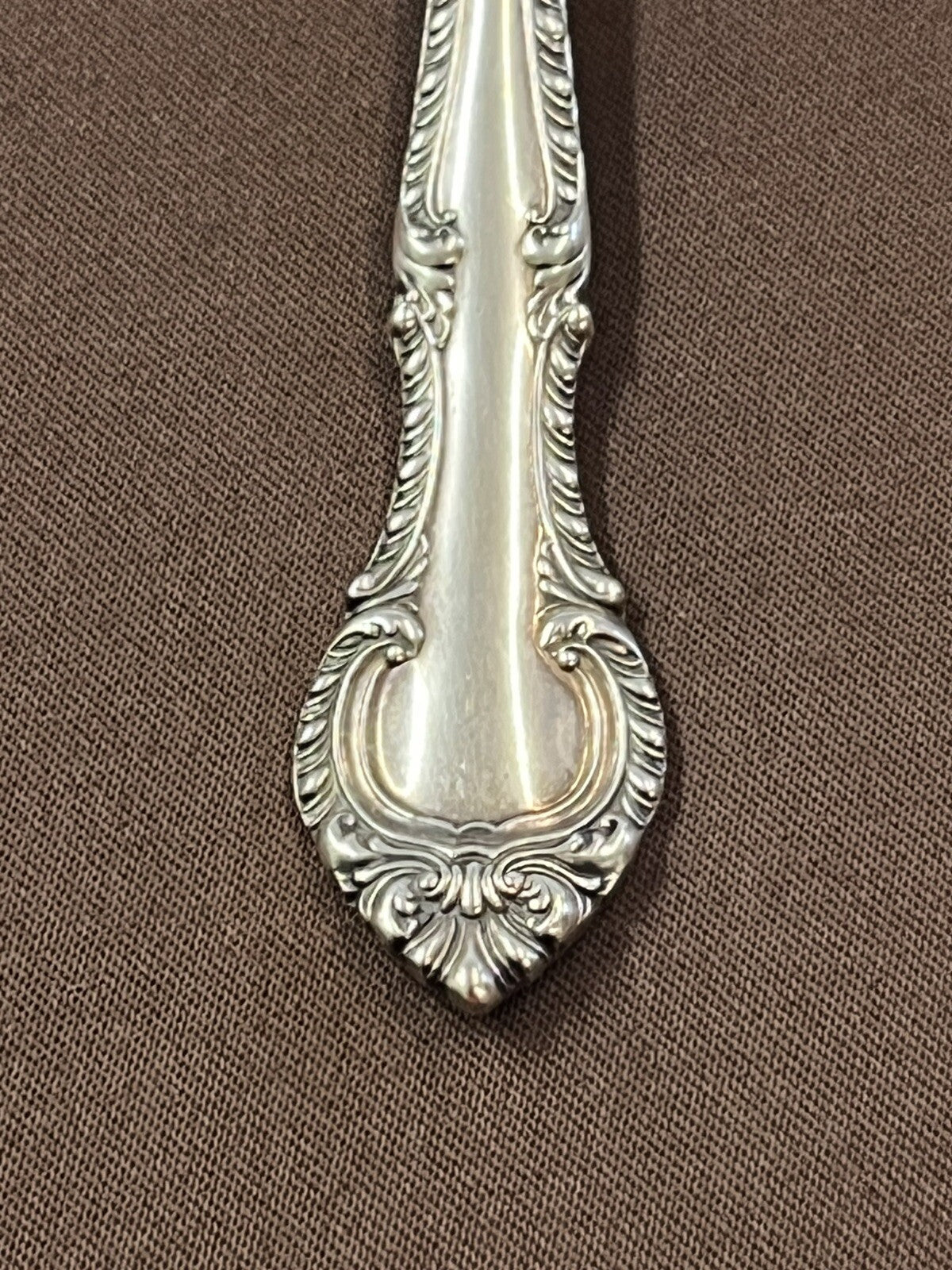 Gorham Silver English Gadroon Sterling Sugar Shell Spoon 6 1/4” 30g No Mono