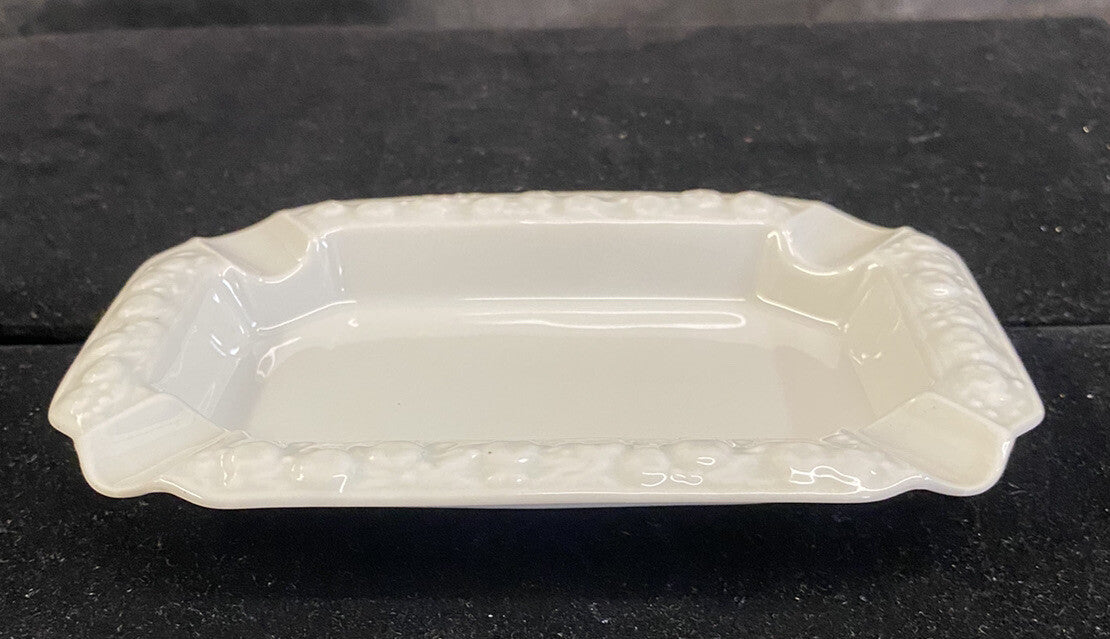 Rosenthal Maria White Classic Rose Set of 3 Stacking Ashtrays