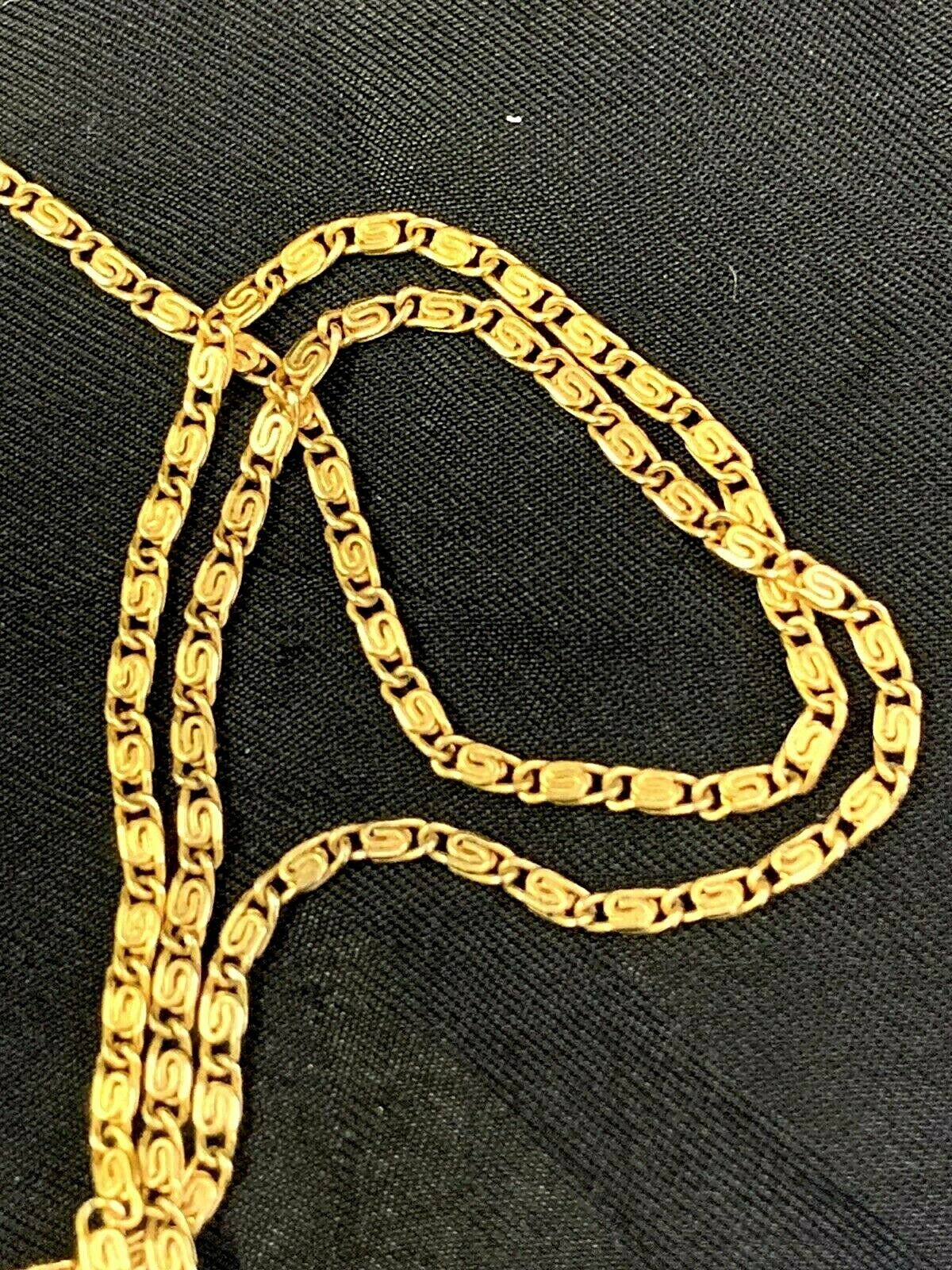 Antique Italian Grand Tour 3 pc Micromosaic & Filigree Pendant Necklace 18"