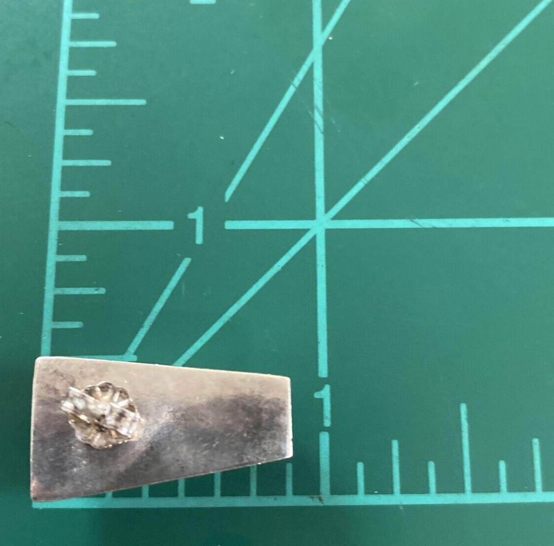 Sterling Silver 925 & Red Onyx Stud Earrings 5g