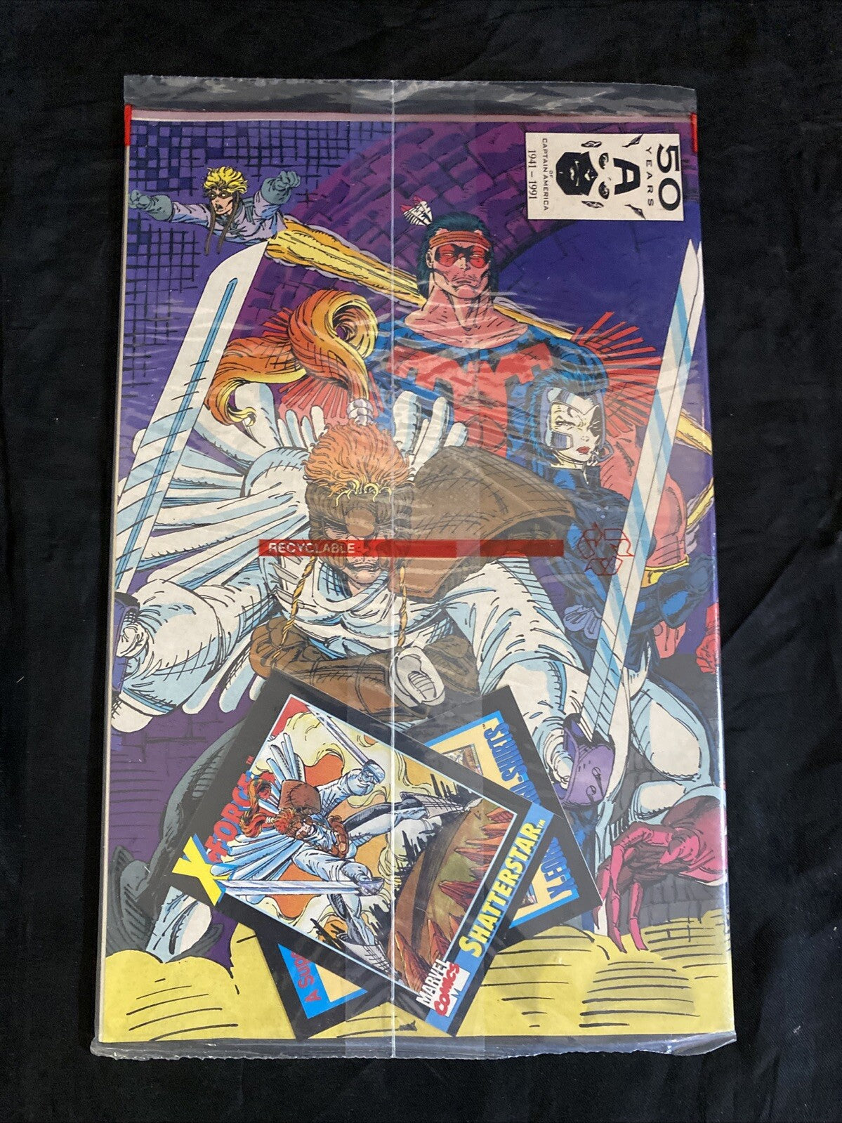 X-Force #1 Marvel Comic Books Sealed with Trading Card Collector's Edition