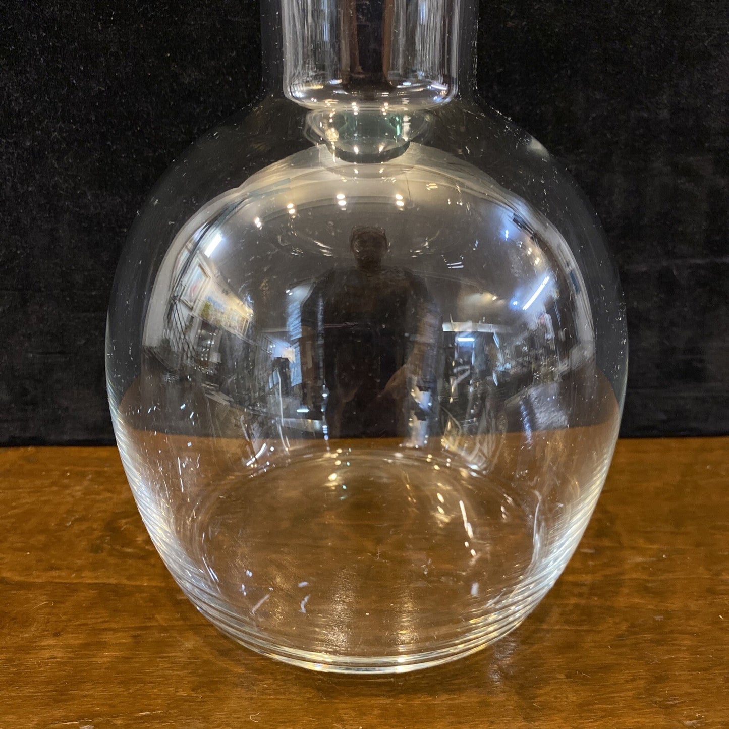 Hand Blown Glass Decanter by Artist Kerttu Nurminen Iittala Finland BH287 D