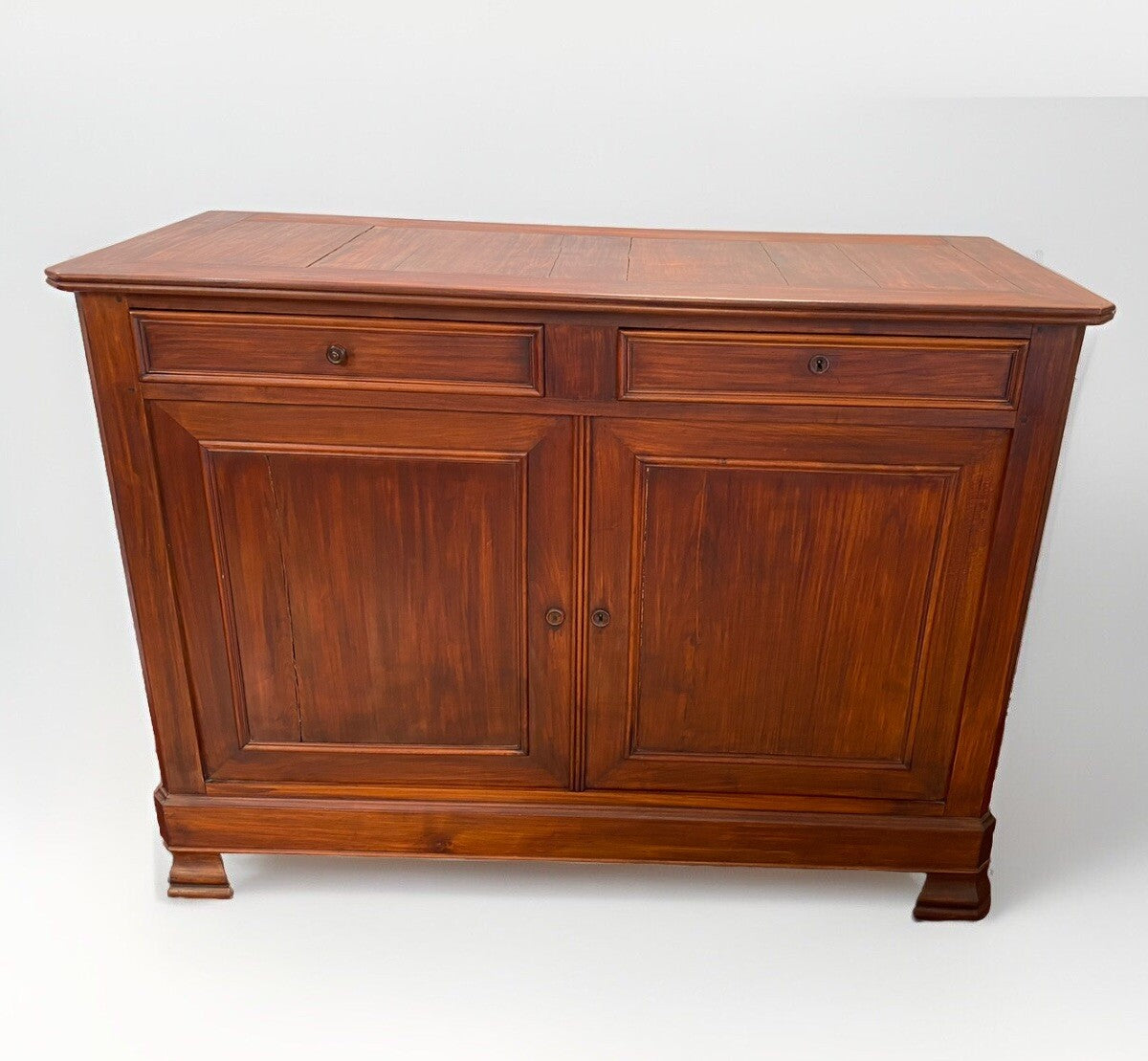 Antique French Louis Philippe Cherry Commode Chest Sideboard